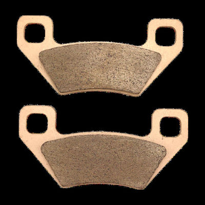 Black Slotted Harley Davidson Brake Pad Kit With Corrosion Resistance